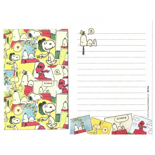 Kit 2 Conjuntos de Mini-Papel de Carta SNOOPY VINTAGE2 Peanuts