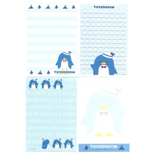 Ano 2010. Kit 4 Notas Tuxedosam South Pole Sanrio