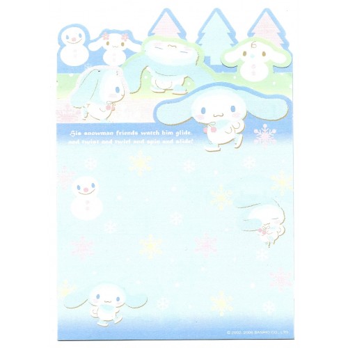 Ano 2006. Kit 4 Notas Cinnamoroll Watch Me Skate Sanrio