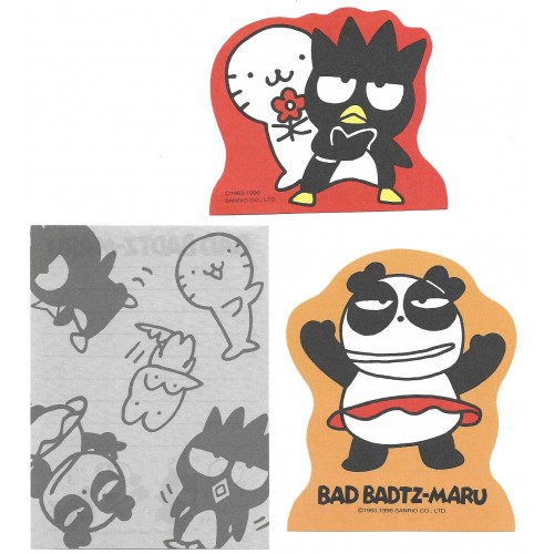 Ano 1996. Kit 3 NOTAS Bad BADTZ-MARU - Sanrio