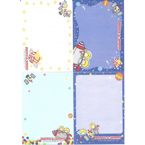 Ano 2016. Kit 4 Notas Sanrio Characters Patty & Jimmy 55th Sanrio