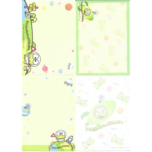 Ano 2016. Kit 4 Notas Sanrio Characters KeroKeroKeroppi 55th Sanrio