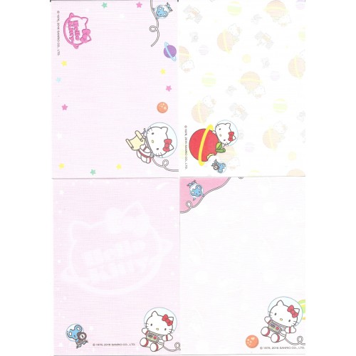 Ano 2016. Kit 4 Notas Sanrio Characters Hello Kitty 50th Sanrio