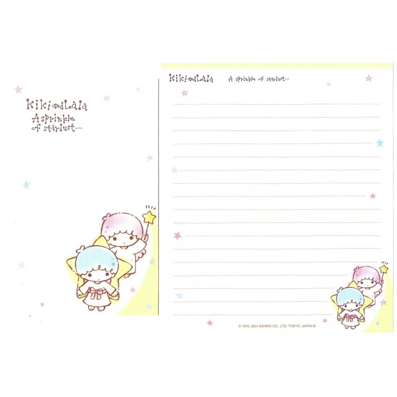 Ano 2004. KIT 5 Conjuntos Kiki & Lala Sprinkle Sanrio