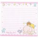 Ano 2007. Kit 4 Conjuntos Papel de Carta Little Twin Stars Sanrio