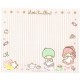 Ano 2009. Kit 4 Conjuntos Papel de Carta Little Twin Stars2 Sanrio