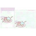 Ano 2009. Kit 4 Conjuntos Papel de Carta Little Twin Stars2 Sanrio