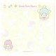 Ano 2009. Kit 4 Conjuntos Papel de Carta Little Twin Stars2 Sanrio