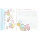 Ano 2009. Kit 4 Conjuntos Papel de Carta Little Twin Stars2 Sanrio