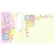 Ano 2013. Kit 3 Conjuntos Papel de Carta Little Twin Stars Sanrio