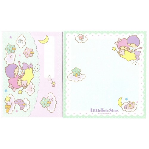 Ano 2013. Kit 3 Conjuntos Papel de Carta Little Twin Stars Sanrio