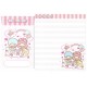 Ano 2013. Kit 3 Conjuntos Papel de Carta Little Twin Stars Sanrio