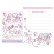 Ano 2013. Conjunto de Papel de Carta Little Twin Stars CRS2 Sanrio