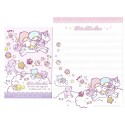 Ano 2013. Conjunto de Papel de Carta Little Twin Stars CRS2 Sanrio