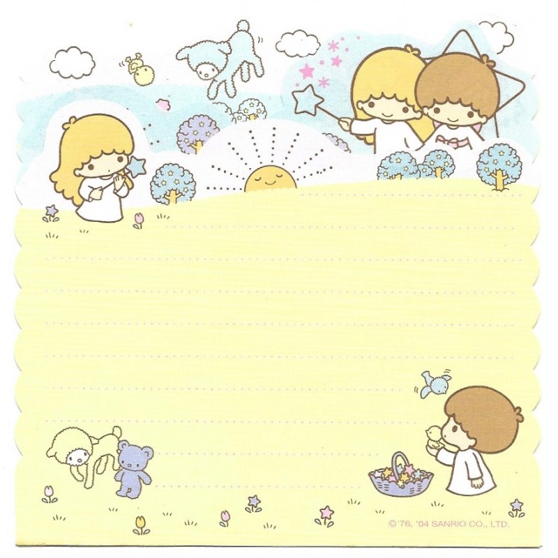 Ano 2004. Kit 3 Notas Little Twin Stars Sanrio