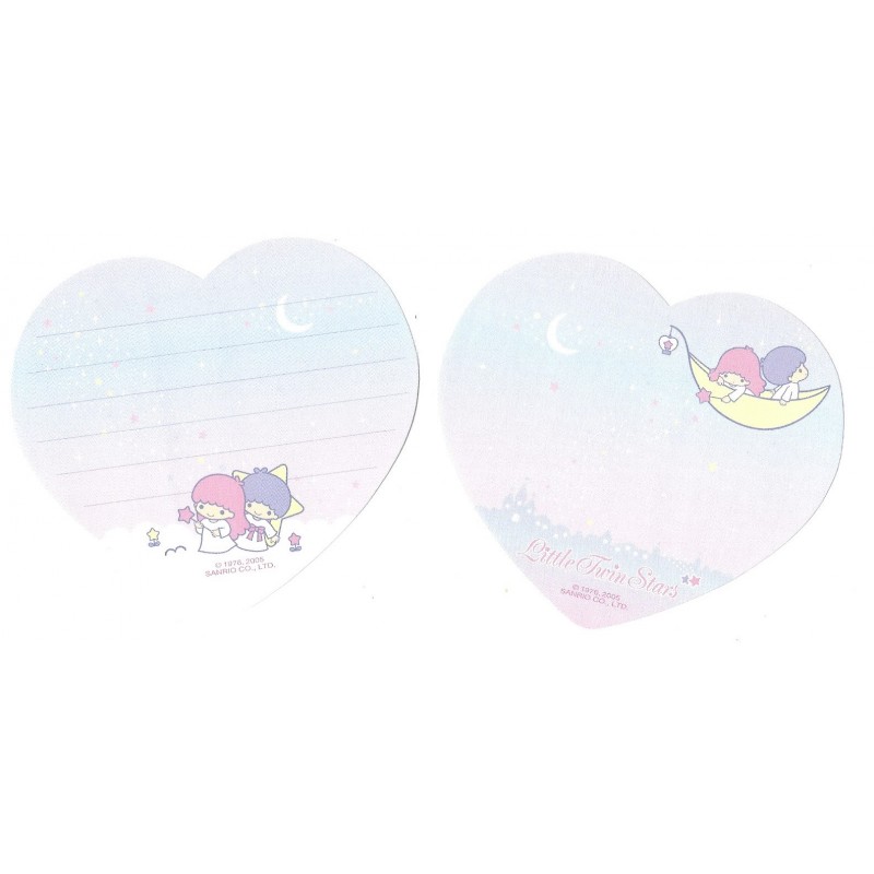 Ano 2005. Kit 2 NOTAS Little Twin Stars CLL Sanrio