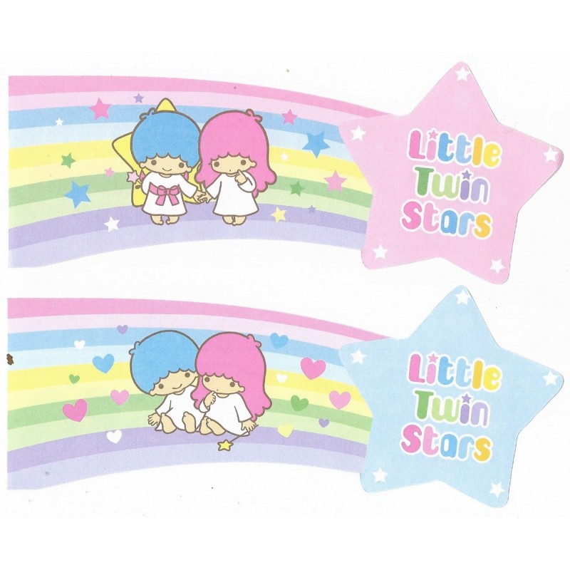 Ano 2002. Kit 2 Notas Little Twin Stars COMET Sanrio