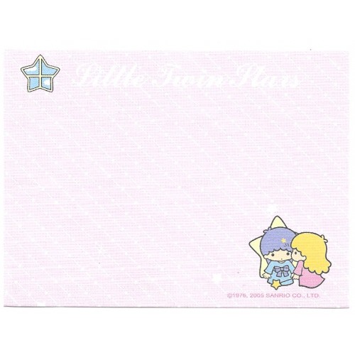 Ano 2005. NOTA Little Twin Stars CRS Sanrio