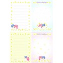 Ano 1999. Kit 4 Notas Little Twin Stars RA Sanrio