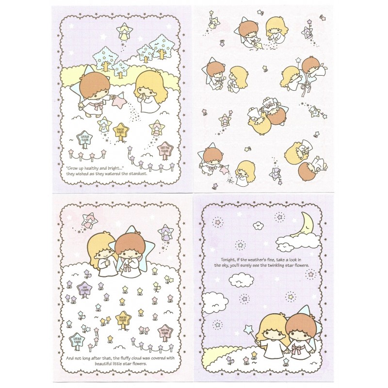 Ano 2006. Kit 8 NOTAS Little Twin Stars Sanrio