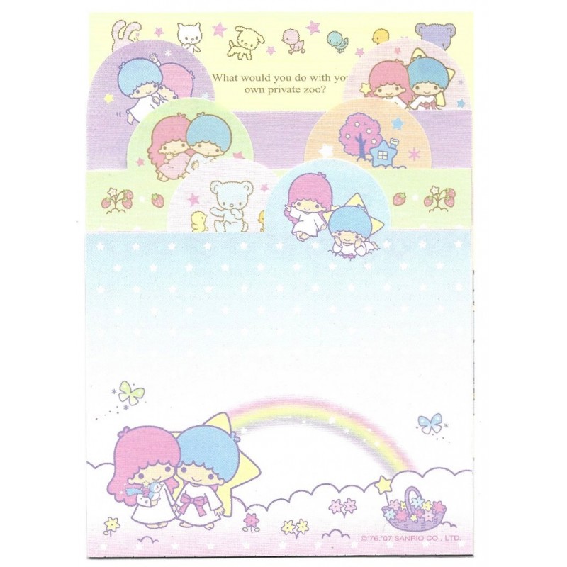 Ano 2007. Kit 7 NOTAS Little Twin Stars ABAS Sanrio