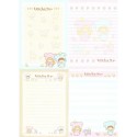 Ano 2008. Kit 4 NOTAS Little Twin Stars Bear Sanrio