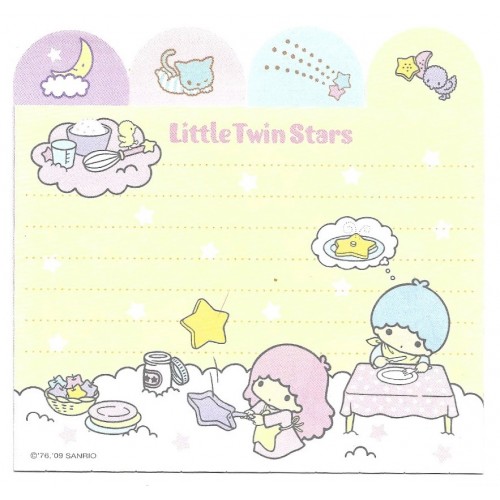 Ano 2009. Kit 4 NOTAS Little Twin Stars ABAS Sanrio