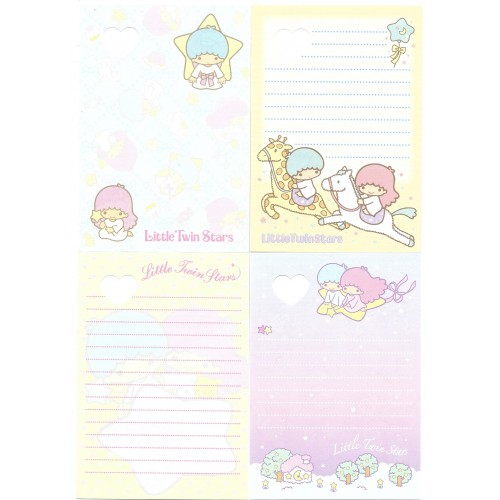 Ano 2009. Kit 12 NOTAS Little Twin Stars Sanrio