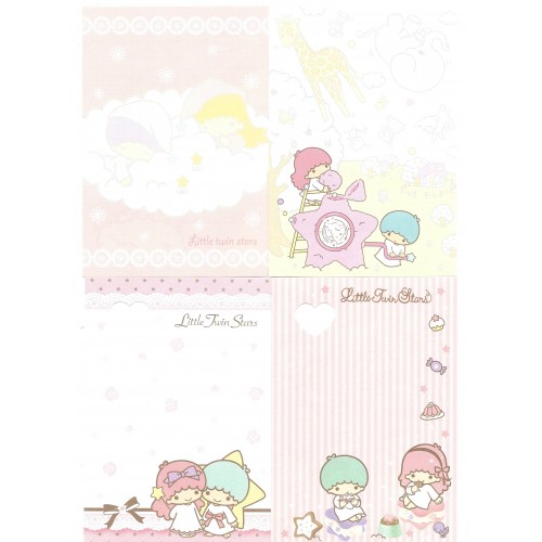 Ano 2009. Kit 12 NOTAS Little Twin Stars Sanrio