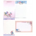 Ano 2009. Kit 4 NOTAS Little Twin Stars Garden Sanrio