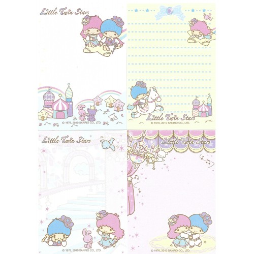 Ano 2010. Kit 16 NOTAS Little Twin Stars Sanrio Ellon