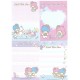 Ano 2010. Kit 16 NOTAS Little Twin Stars Sanrio Ellon