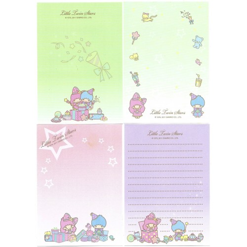 Ano 2011. Kit 8 NOTAS Little Twin Stars Surprise Sanrio