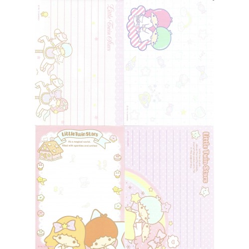 Ano 2012. Kit 8 NOTAS Little Twin Stars1 Sanrio