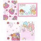 Ano 2012. Kit 8 NOTAS Little Twin Stars2 Sanrio