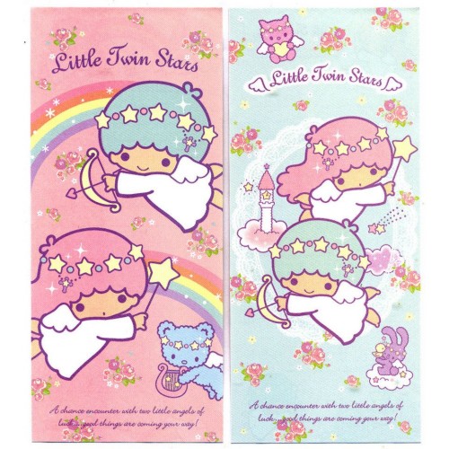 Ano 2014. KIT 2 NOTAS GRANDES Little Twin Stars Sanrio