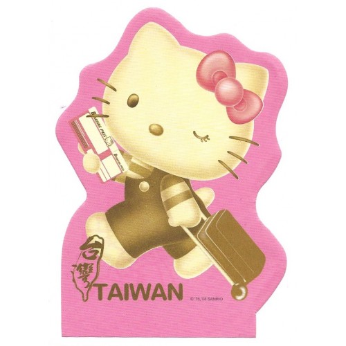 Ano 2008. Nota HELLO Kitty TAIWAN Sanrio