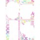 Ano 2010. Kit 4 Notas Hello Kitty Colorful Bunny Sanrio