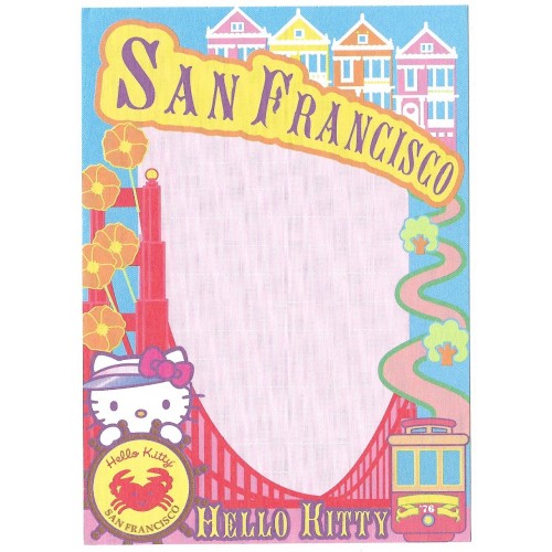 Ano 2003. Nota Hello Kitty San Francisco Grande Sanrio