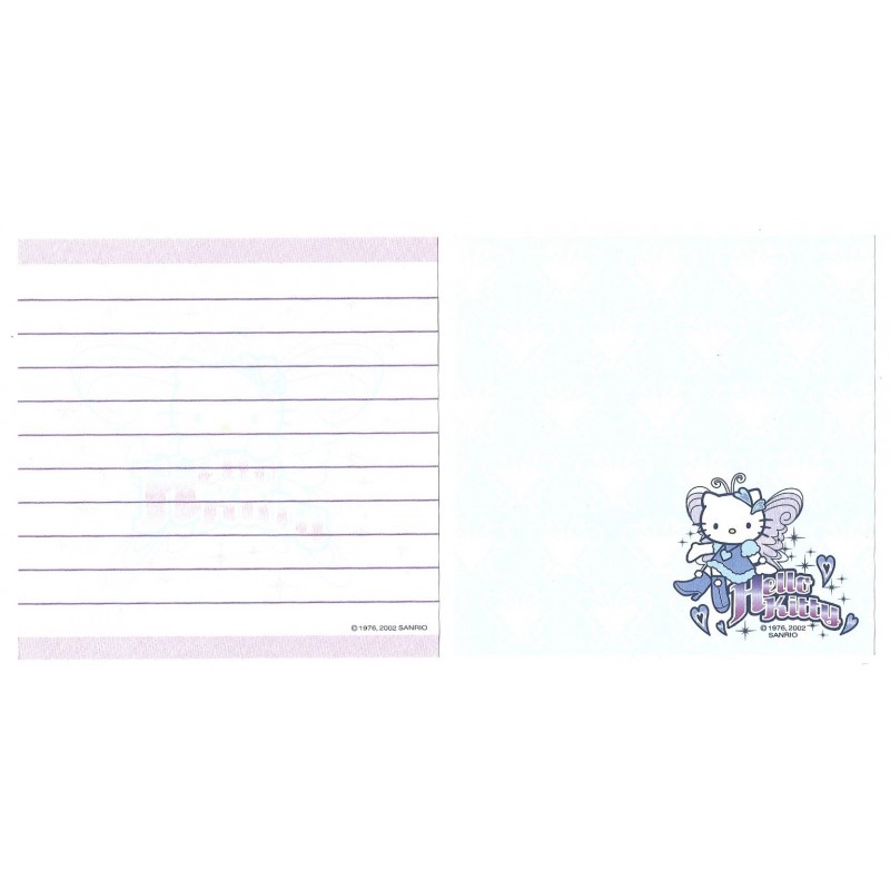 Ano 2002. Kit 2 Notas Hello Kitty Butterfly Sanrio