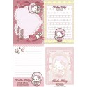 Ano 2005. Kit 4 Notas GOTOCHI Kitty Pour Lolita White Edition Sanrio