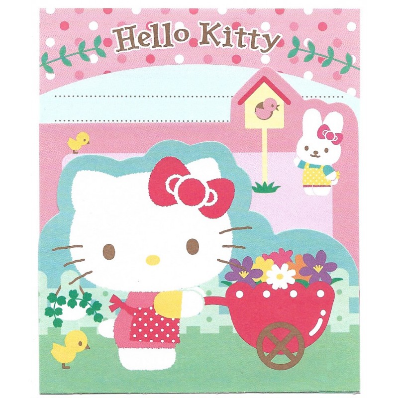 Ano 2009. Kit 3 Notas Nota Hello Kitty Flowers Sanrio
