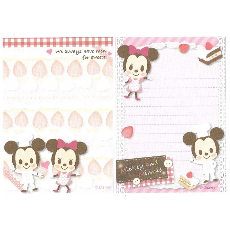 Kit 2 MEMOS Importados Mickey & Minnie Disney Sun-Star