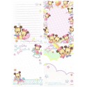 Kit 4 NOTAS Baby Mickey & Baby Minnie Disney Sony