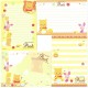 Kit 4 NOTAS Winnie The Pooh Break Disney Sun-Star