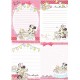 Kit 4 NOTAS Minnie & Cuddly Bear Sony Disney