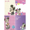 Kit 4 NOTAS Minnie Special Issue Cute Disney