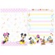 Kit 6 NOTAS Mickey & Friends Disney