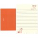 Conjunto de Papel de Carta Snoopy Orange Hallmark Japan