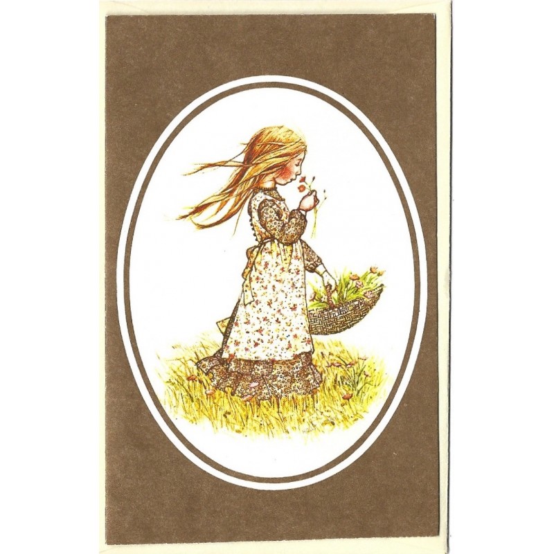 Notecard Antigo Holly Hobbie 20 - Carlton Cards